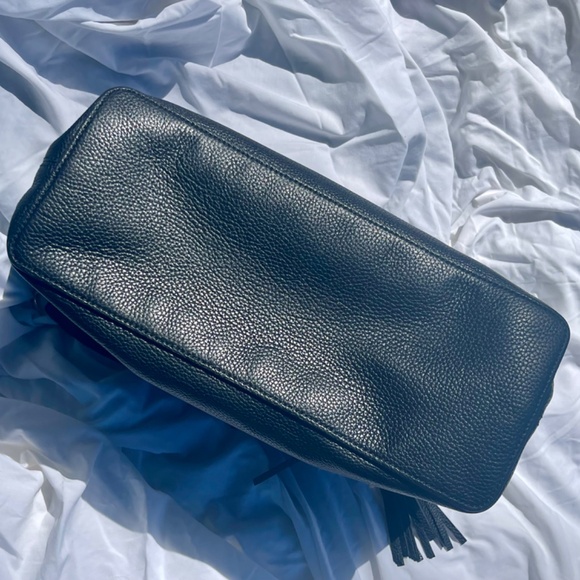 GUCCI BLACK GG DISCO SOHO LEATHER HOBO HANDBAG 536194 - Picture 12 of 16